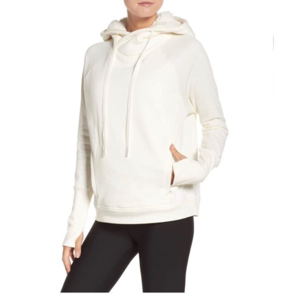 Frost Sherpa Hooded Pullover Sweatshirt